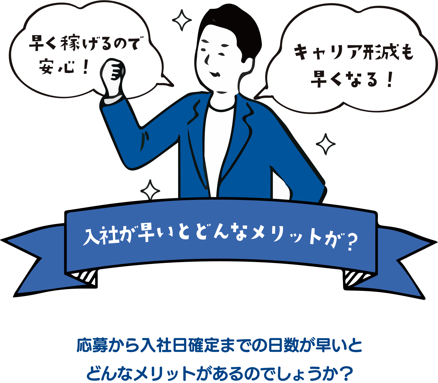 入社が早いとどんなメリットが？